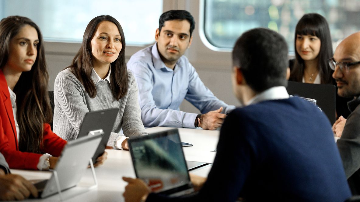 Meeting im Silberturm