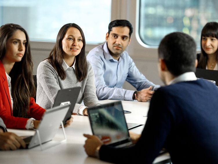 Meeting im Silberturm